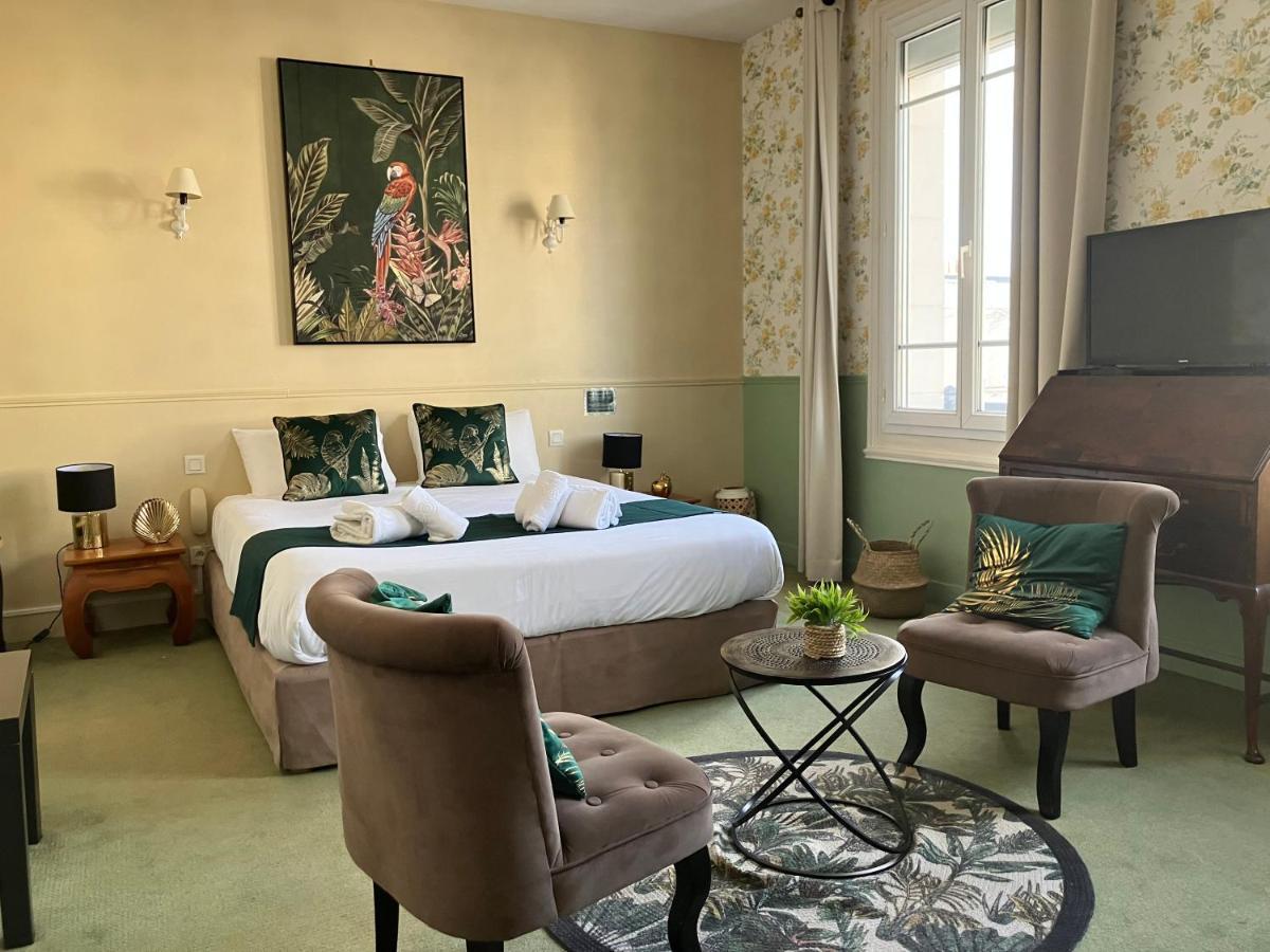 Hotel De La Cote Fleurie Deauville Bagian luar foto